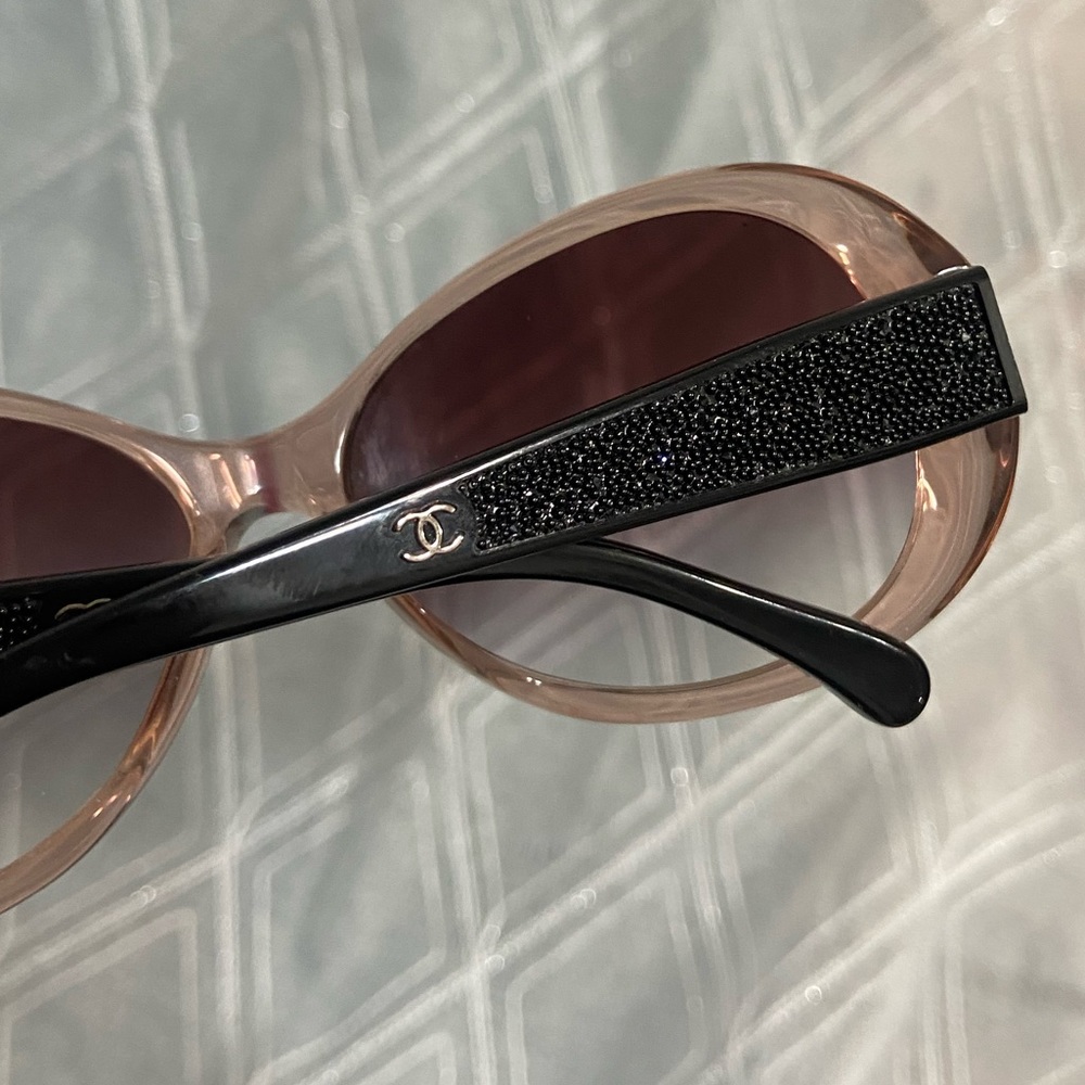 Chanel Sunglasses designer brand luxury cc logo pink black authentic - Picture 11 of 13